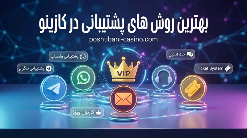 پشتیبانی کازینو 